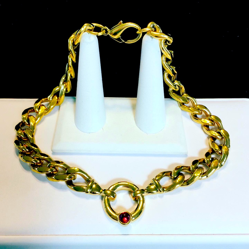 Designer Ultima Edizione Gold Tone Necklace